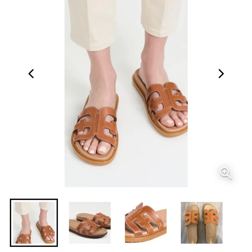 Sam Edelman Brown Slide Sandals